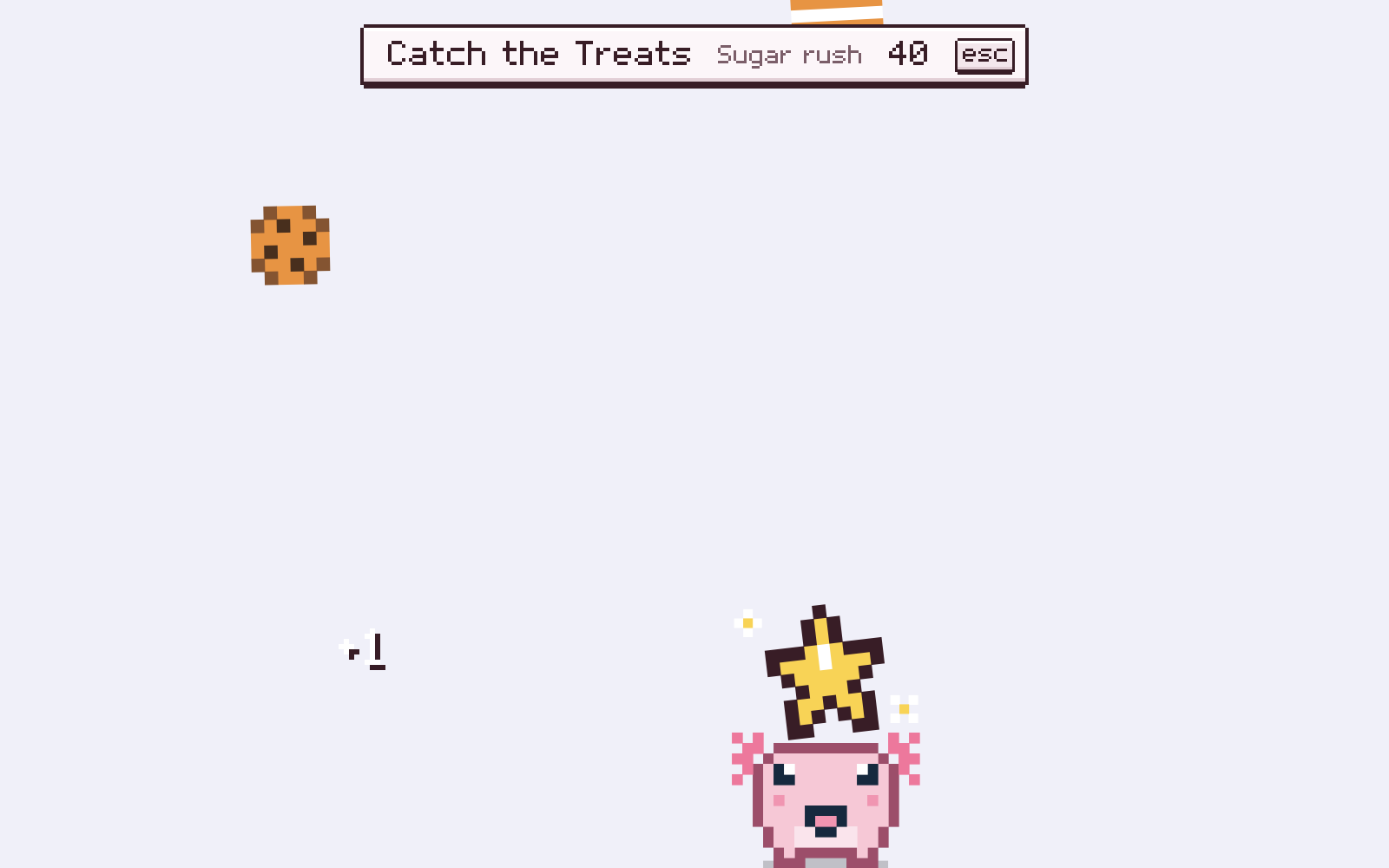 Catch the Treats: CritterPal catching falling treats